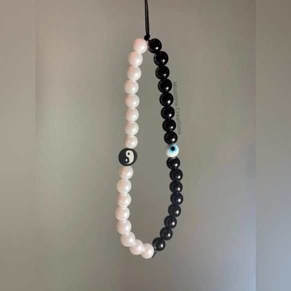 5/$20 ENTIRE SHOP CLEARANCE Yin and Yang evileye 🪬🧿☯️ phone charm / phone strap - Picture 3 of 3